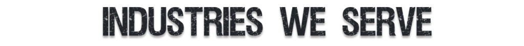 Industries we serve